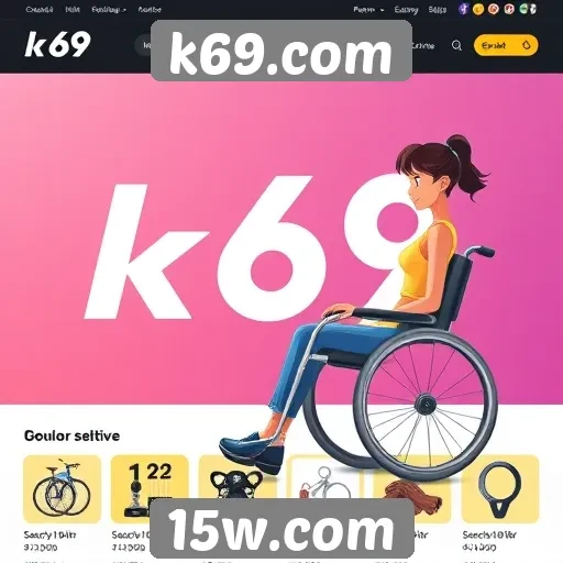 Acessibilidade e usabilidade no site k69.com